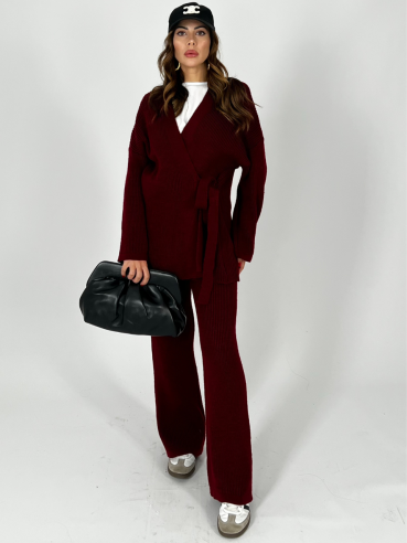 Coord-Set Comfy Bordeaux