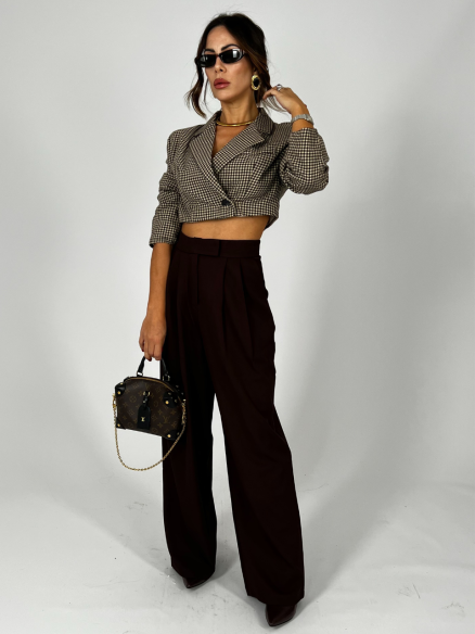 Pantalone Classic Marrone Pantalone Classic Marrone