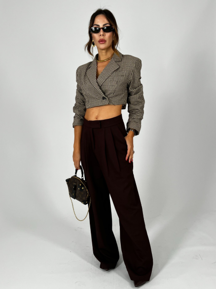 Pantalone Classic Marrone Pantalone Classic Marrone