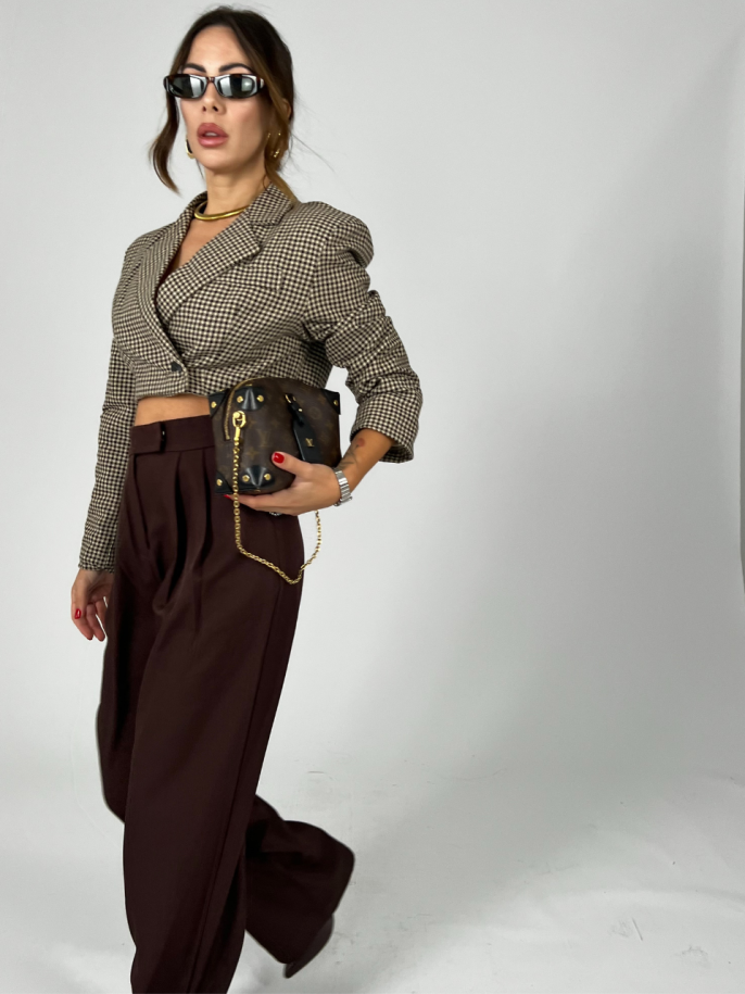 Blazer Crop Quadri 2