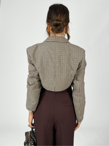 Blazer Crop Quadri