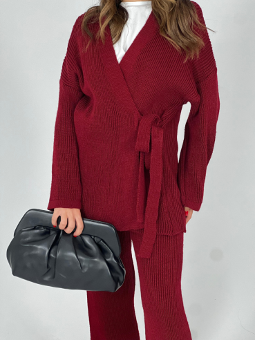 Coord-Set Comfy Bordeaux