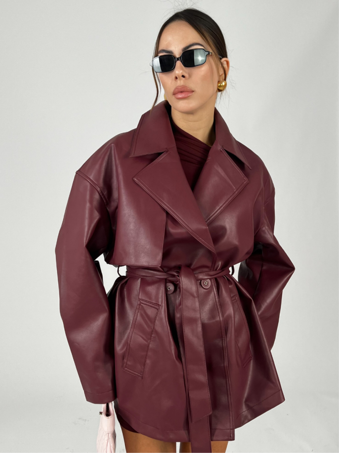 Trench Bordeaux 2