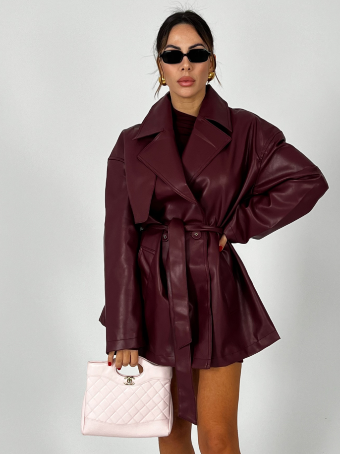 Trench Bordeaux