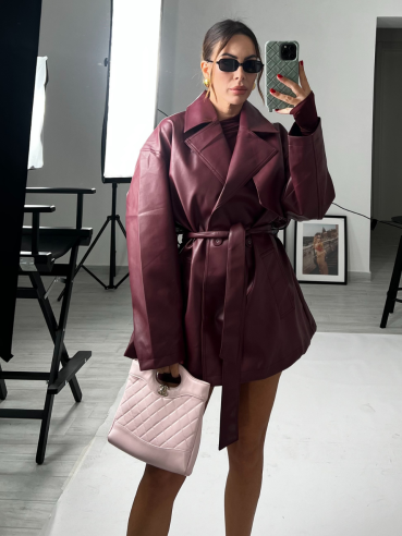 Trench Bordeaux