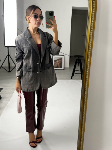 Blazer Jeans Nero