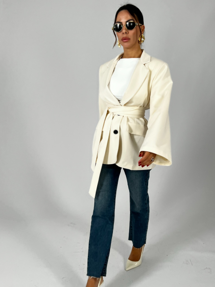 Blazer Fusciacca Panna Blazer Fusciacca Panna