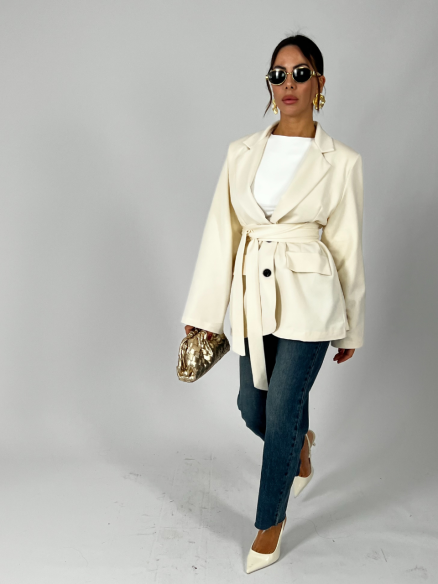 Blazer Fusciacca Panna Blazer Fusciacca Panna