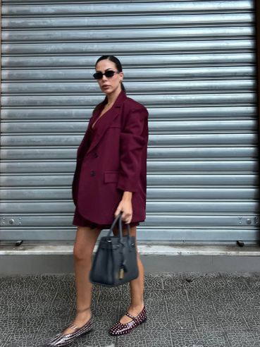 Coordset 3 pezzi bordeaux