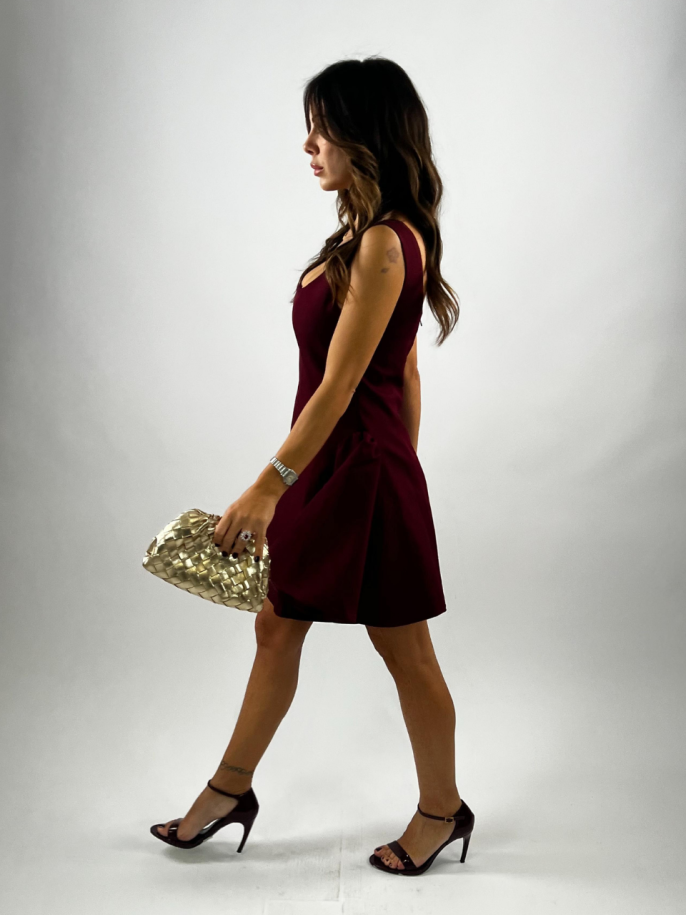 Dress Bambolina Bordeaux 2