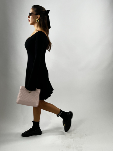 Mini Dress Costine Nero