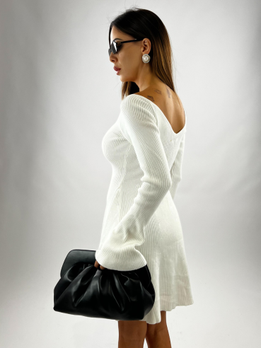 Mini Dress Costine Bianco