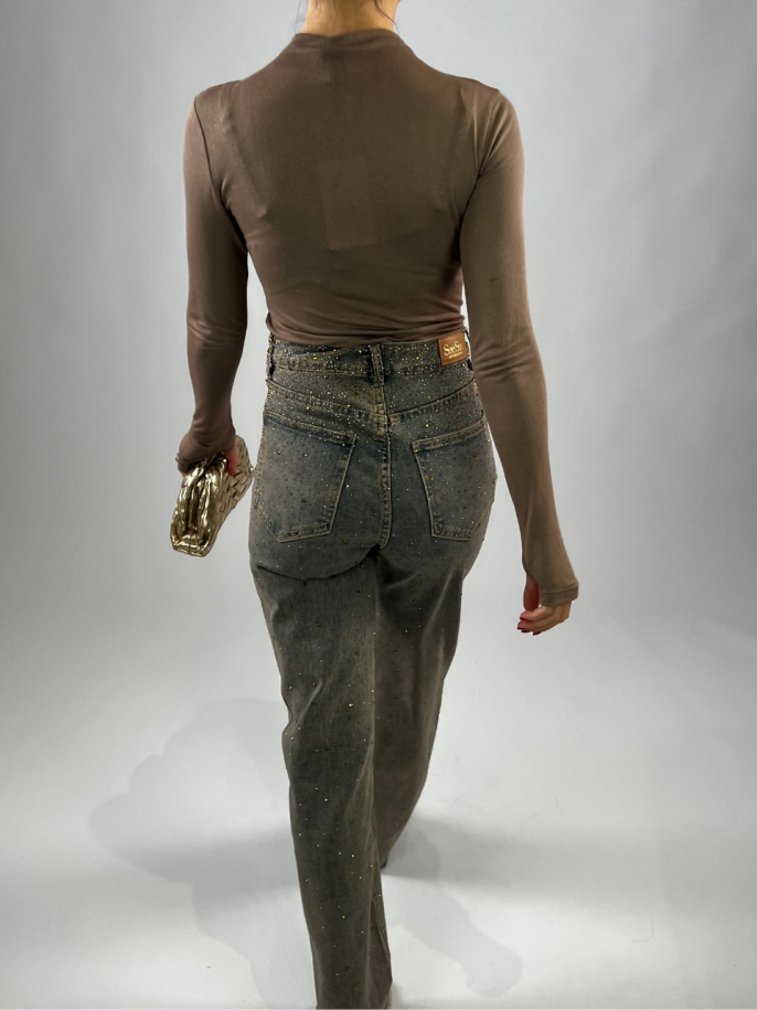 Jeans A1084 Strass 2