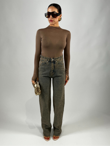 Jeans A1084 Strass