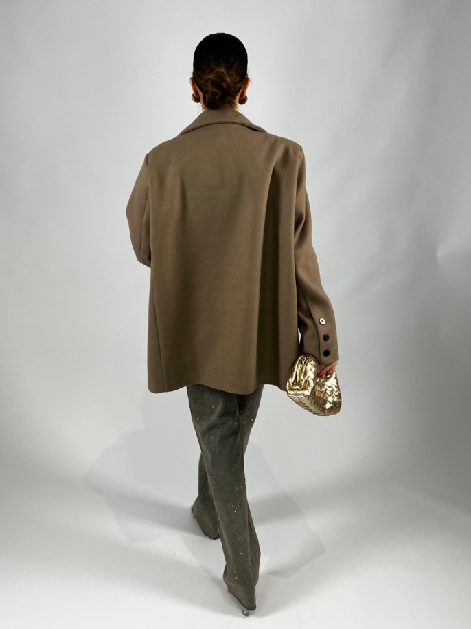 Blazer Coat Tortora 2