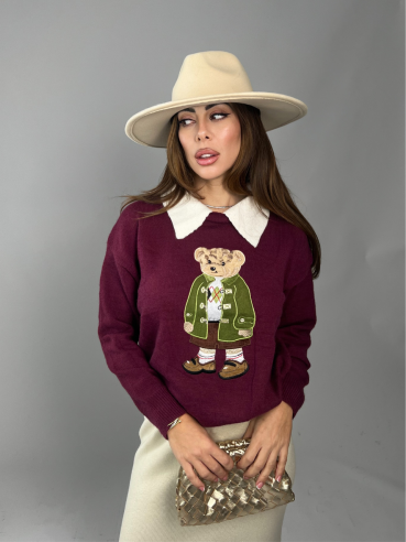 Pull Bear bordeaux