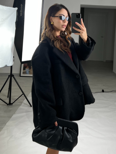 Blazer oversize in bouclè Blazer oversize in bouclè