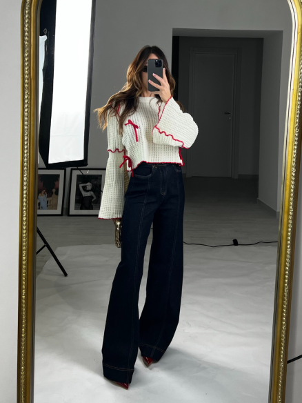 Jeans palazzo 8563 Jeans palazzo 8563