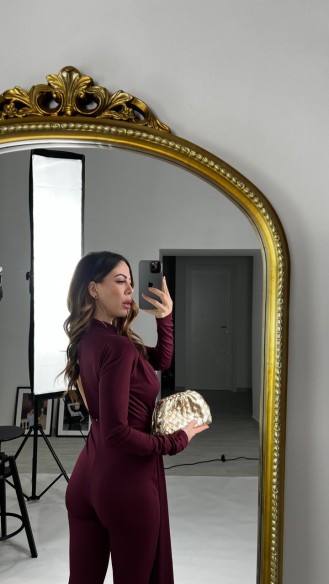 jumpsuit Paola Bordeaux