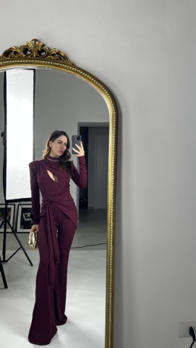 jumpsuit Paola Bordeaux